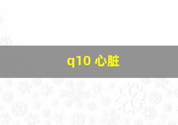 q10 心脏